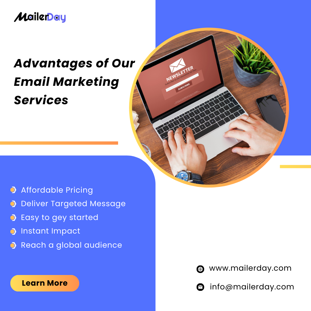 Experience professional email marketing services with 97% email deliverability