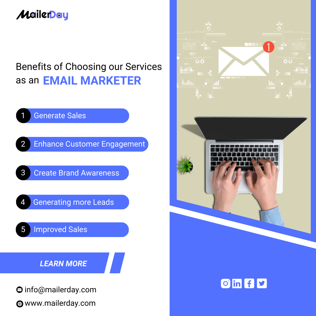 Experience more effective and high conversion email marketing services