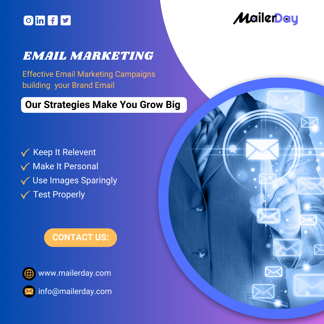 Our email marketing strategies are more advanced and powerful to give you accurate result for your services
