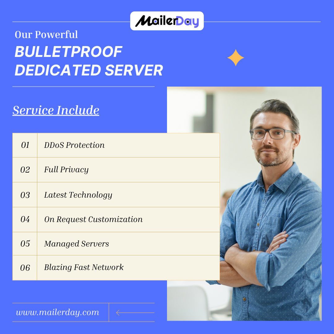 Experience high quality security with our bulletproof dedicated server 